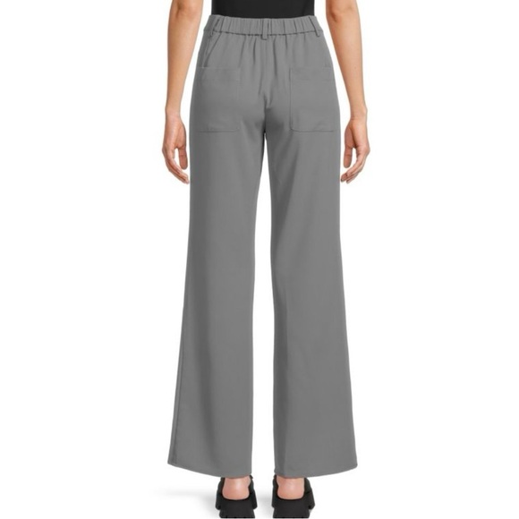 New Area Stars Flare Leg Elastic Waist Trousers Victoria Pant Grey Size Small - Picture 2 of 16